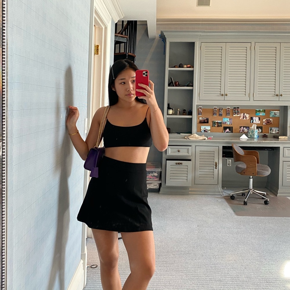 Forever 21 black mini skirt size small